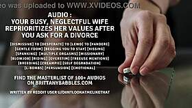 Does your wife moan during blowjob after divorce?