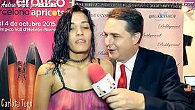 Carlota Teen 18+ Teaches Blowjob Skills to Andrea Diprè