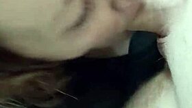 Her expert cock handling showed this wasn’t her first blowjob ever.