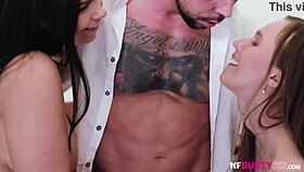 Sofia Lee Stacy Cruz Sheer Fabric Before Palming And Jiggling