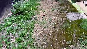 Neighbor offers money for sex, I suck his big cock and get doggystyled until cum