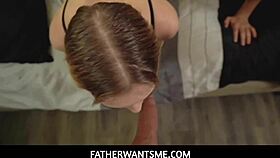 Fucking teen stepdaughter Anastasia and her Latina friend in POV