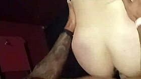 Wife ARCHES big ASS for UNKNOWN BLACK COCK in SWING HOUSE