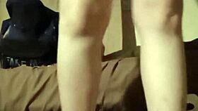 Feet And Sex In Purple Lace Lingerie!