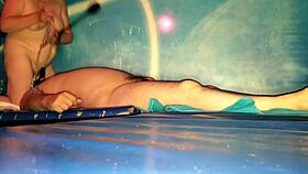 I am the slave in facesitting with gag dildo in mouth