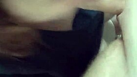 Her expert cock handling showed this wasn’t her first blowjob ever.