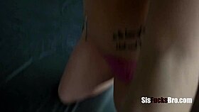 injecting my seed into emo stepsister's pussy