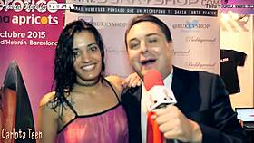 Carlota Teen 18+ Teaches Blowjob Skills to Andrea Diprè