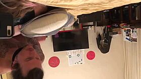 a pawg gets a nasty blowjob and creampie in her big ass