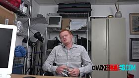 Is the New Boss Dominating His White Ginger Employee Doggy Style?