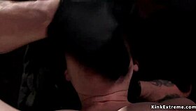Brunette Bound And Whipped In Extreme BDSM Device With Squirting And Choking
