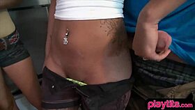 Latina Teen Bent Over For Doggystyle Cash Fuck