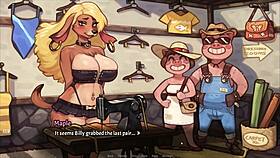 Pauleira acidental no vestiário com a flerteira Taylor Lady no Hentai.