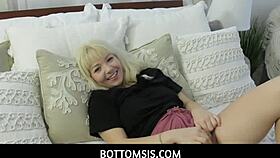 Cutie Teen Blonde Stepsis Velvet Rain Deepthroats And Gets Railed By Stepbro