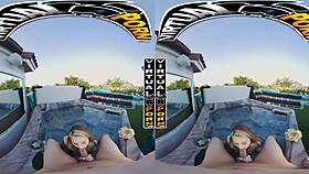 Blonde with BIG TITS gets clothes RIPPED in dripping WET sex