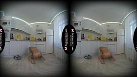 cindy key's big tits solo masturbation in vr all day