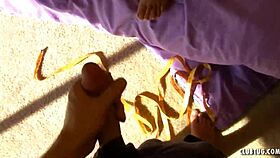 Natural Busty Babe Teaches This Guy to Mega-Jizz!