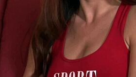 Wow, check this freshly painted pussy getting licked and spanked with kinky toys!