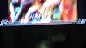 Prostitute uses dildo on vagina and ass