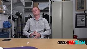 Is the New Boss Dominating His White Ginger Employee Doggy Style?