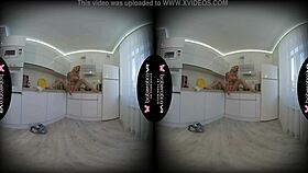 cindy key's big tits solo masturbation in vr all day