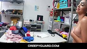 creepyguard-tiny teen caught and fucked