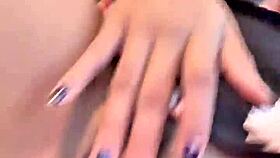 girlfriend guides jerk off with blowjob and asks for cum in mouth pov squirting orgasm