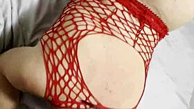 the milf sucks a tasty cock