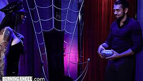 joanna angel enjoys rough bdsm in her own sex shop