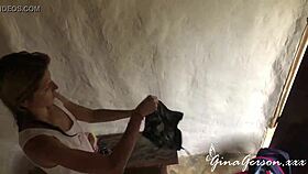 Lesbian Public Flash With Blonde Skinny Sexy Horny Homemade Friend