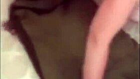 A big black cock amateur shares intimate moments with his new girlfriend in a homemade setting.