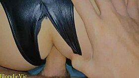 part 2: amateur hot blonde, want to cum in your anal while you suck my big cock?