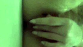 Only ten minutes of the sensual solo play by Christy Mack in a makeup room