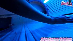 Bold homemade fuck in public solarium with german skinny teen pov