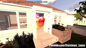 Echoen’s Growing Fun Commission Delivers Intense Shemale Anal Action!