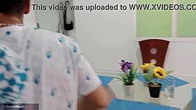 i give sloppy oral then get on all fours for deep doggystyle. thanks for the loan, babe.