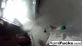 romi has lesbian fun with big tits ass and pussy