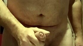 Big Cock Masturbation Leading to Cumshot Orgasm