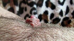 hey, check this extreme closeup of my huge pulsating clit head, wild right?