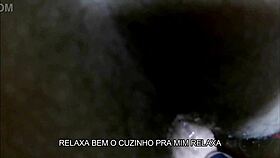 Karina pegs her husband Lucas with strapon in humiliating assfuck