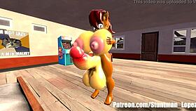 Echoen’s Growing Fun Commission Delivers Intense Shemale Anal Action!