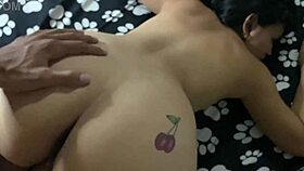 he fucks his stepsister again, filling her ass with cum