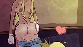 Integra Bends Over For Seras's Futanari Doggystyle Fuck