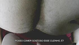 Karina pegs her husband Lucas with strapon in humiliating assfuck