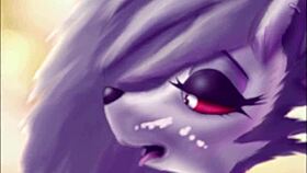 Loona From Helluva Boss Gives Detailed Blowjob In Furry Cartoon Style