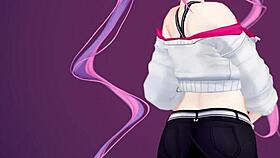 T●wa-sama delivers a devilish handjob in this monster pov hentai.