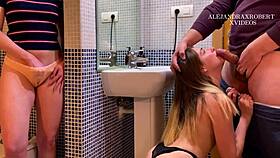 i got an incredible fuck in front of my stepsister with doggystyle and blowjob