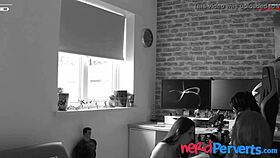 pov video of a cute british babe chatting with a nerd