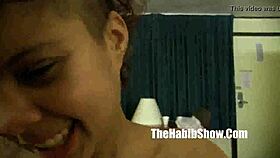 redboned latina gets pussy fucked by hairy pakistani in hood