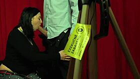 Chubby Chick Blows And Doggystyles To Orgasm